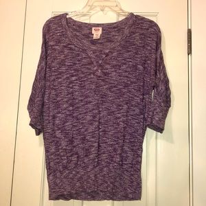 Purple quarter sleeved sweater!